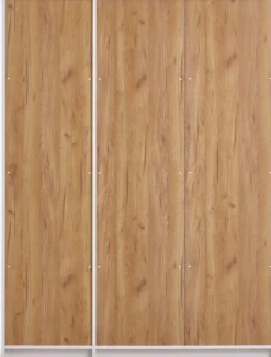 Garderobeskab VIBY 150x200 3 låger hvid