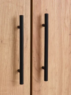 Garderobeskab VIBY 150x200 3 låger egefarve natur