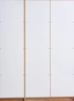 Garderobeskab VIBY 150x200 3 låger egefarve natur