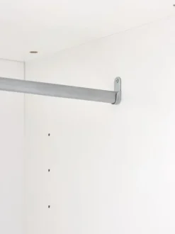 Garderobeskab VIBY 101x200 2 låger hvid