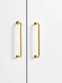 Garderobeskab VIBY 101x200 2 låger hvid