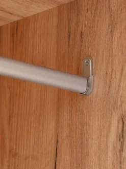 Garderobeskab VIBY 101x200 2 låger egefarve natur