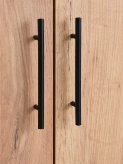 Garderobeskab VIBY 101x200 2 låger egefarve natur