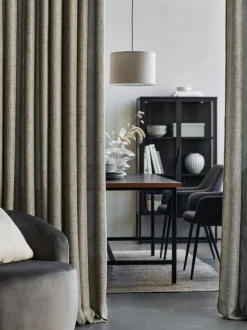 Gardin ANHOLT 1x140x300 støvet grøn