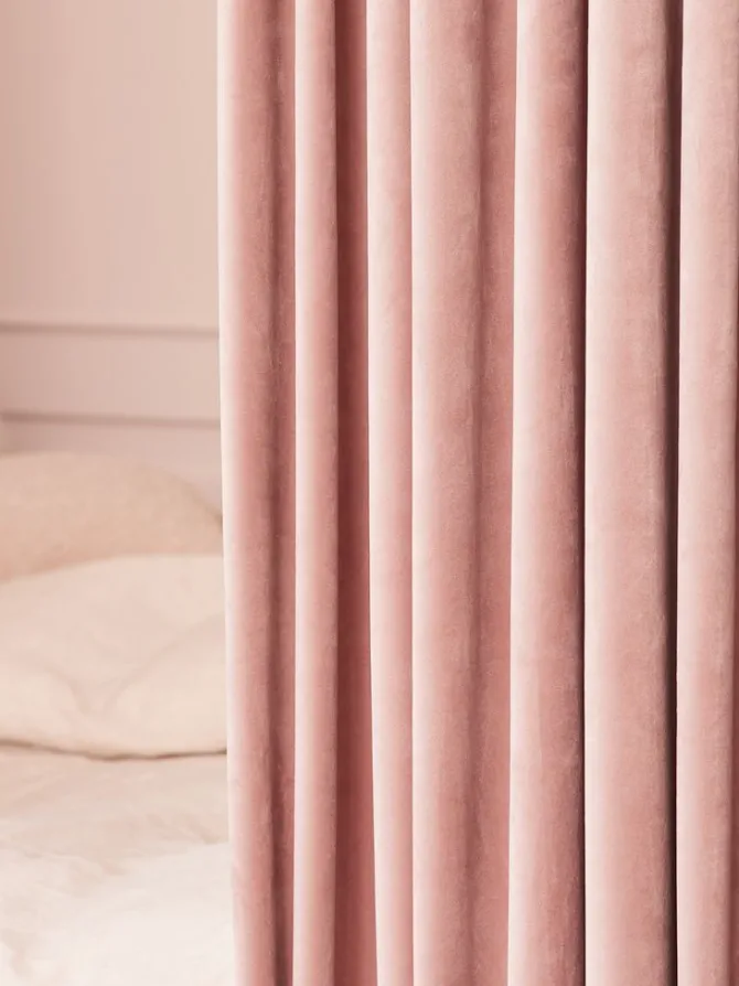 Gardin AUSTRA 1x140x300 velour rosa