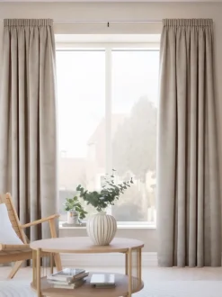 Gardin AUSTRA 1x140x300 velour taupe