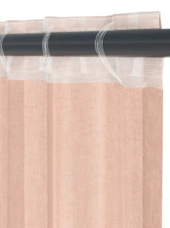 Gardin FONNA 1x140x245 støvet rosa