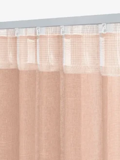 Gardin FONNA 1x140x245 støvet rosa