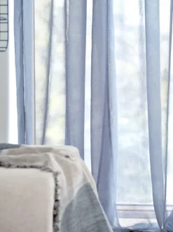 Gardin GOLTA 1x140x245 støvet blå