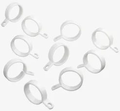 Gardinring Ø12 mm 10 stk/pk hvid