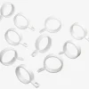 Gardinring Ø12 mm 10 stk/pk hvid