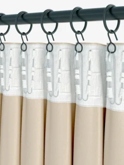 Gardinring Ø19mm 10 stk/pk sort