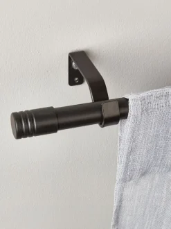 Gardinstang RIMINI 19mm 90-160cm sort