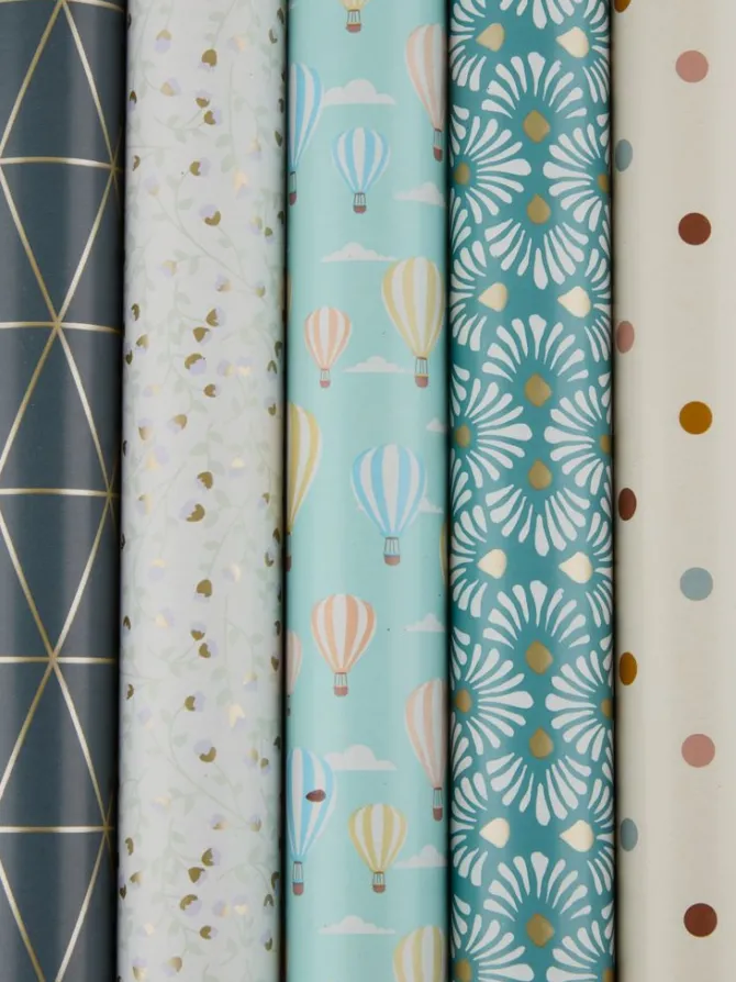 Gavepapir BAGGE B70xL600cm genanvendt assorteret