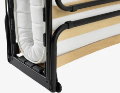 Gæsteseng ILSKOV 80x193 hvid/sort