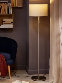 Gulvlampe KRISTOF H145cm børstet stål