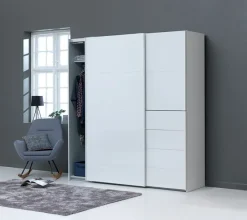 Gyngestol NEBEL lyseblåt stof