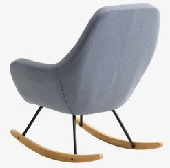 Gyngestol NEBEL lyseblåt stof