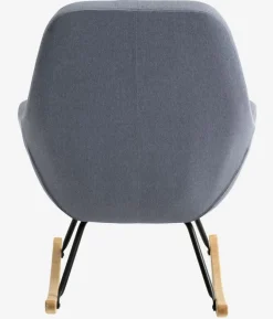 Gyngestol NEBEL lyseblåt stof