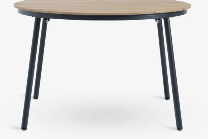 Havebord TAGEHOLM Ø118xL118/168 natur