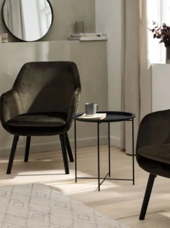 Hjørnebord RANDERUP Ø47 sort