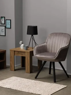 Hjørnebord VEDDE 50x50 vild eg