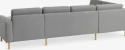 Hjørnesofa SVALBARD venstre lysegrå