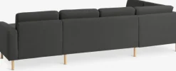 Hjørnesofa SVALBARD venstre mørkegrå