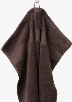 Håndklæde KARLSTAD 50x100 mørkebrun KRONBORG