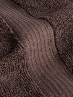 Håndklæde KARLSTAD 50x100 mørkebrun KRONBORG