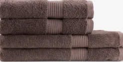 Håndklæde KARLSTAD 50x100 mørkebrun KRONBORG
