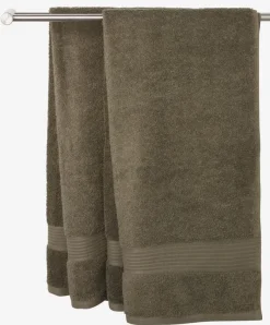 Håndklæde KARLSTAD 50x100 oliven KRONBORG