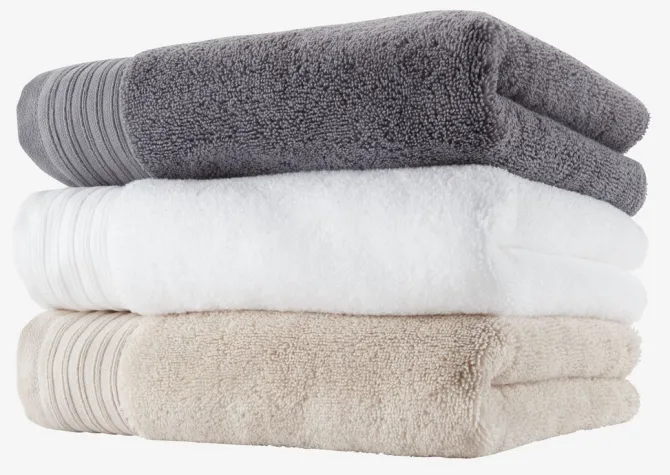 Håndklæde SORUNDA 50x100 hvid KRONBORG