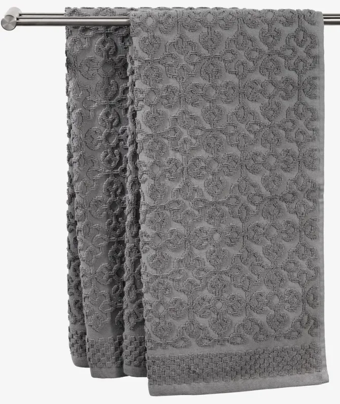 Håndklæde STIDSVIG 50x100 grå KRONBORG