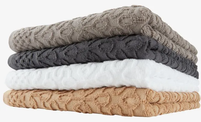 Håndklæde STIDSVIG 50x100 grå KRONBORG