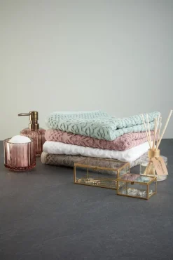 Håndklæde STIDSVIG 50x100 hvid KRONBORG