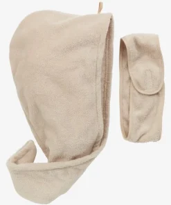 Hårturban SYA genanvendt polyester 2 stk. beige