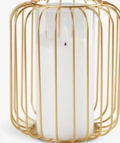 Hurricane KRESTER Ø15xH18cm guld m/LED