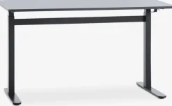 Hæve sænkebord LUNDTOFT m/gaslift 70x130 sort