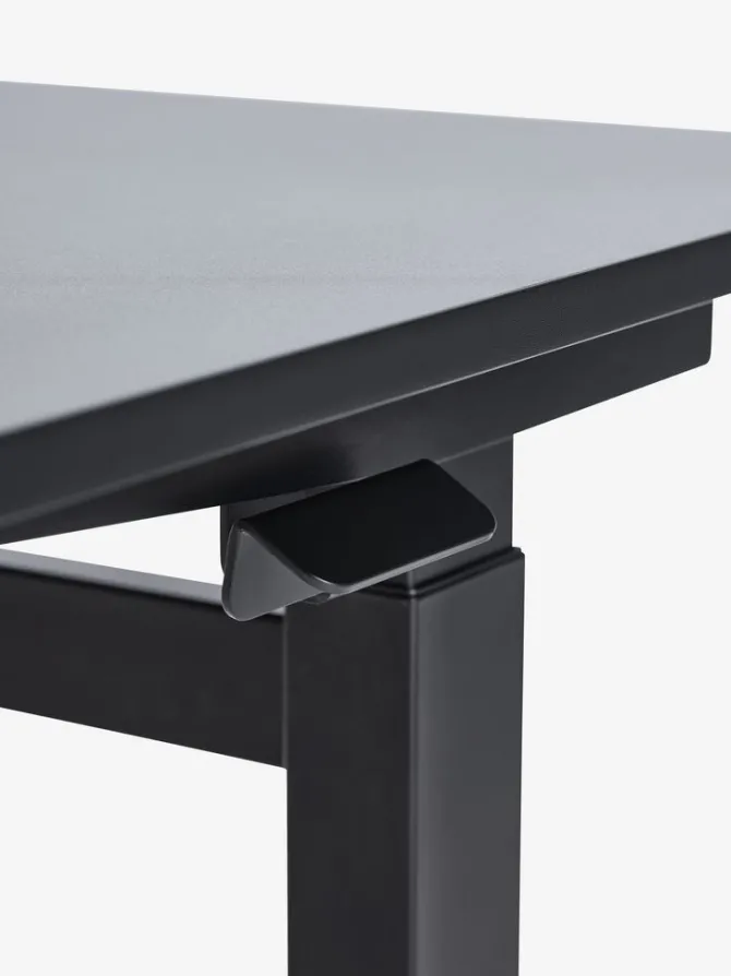 Hæve sænkebord LUNDTOFT m/gaslift 70x130 sort