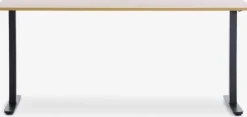 Hæve sænkebord SVANEKE 80x160 egefarve/sort