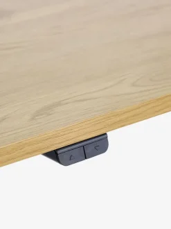 Hæve sænkebord SVANEKE 80x160 egefarve/sort