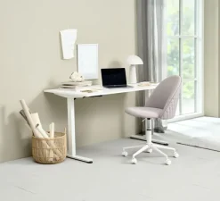 Hæve sænkebord SVANEKE 60x120 hvid