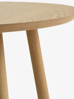 Indskudsborde MUNKEBO Ø55/Ø45 egefarve 2 stk.