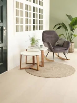 Indskudsborde SVENSTRUP hvid/eg 2 stk.