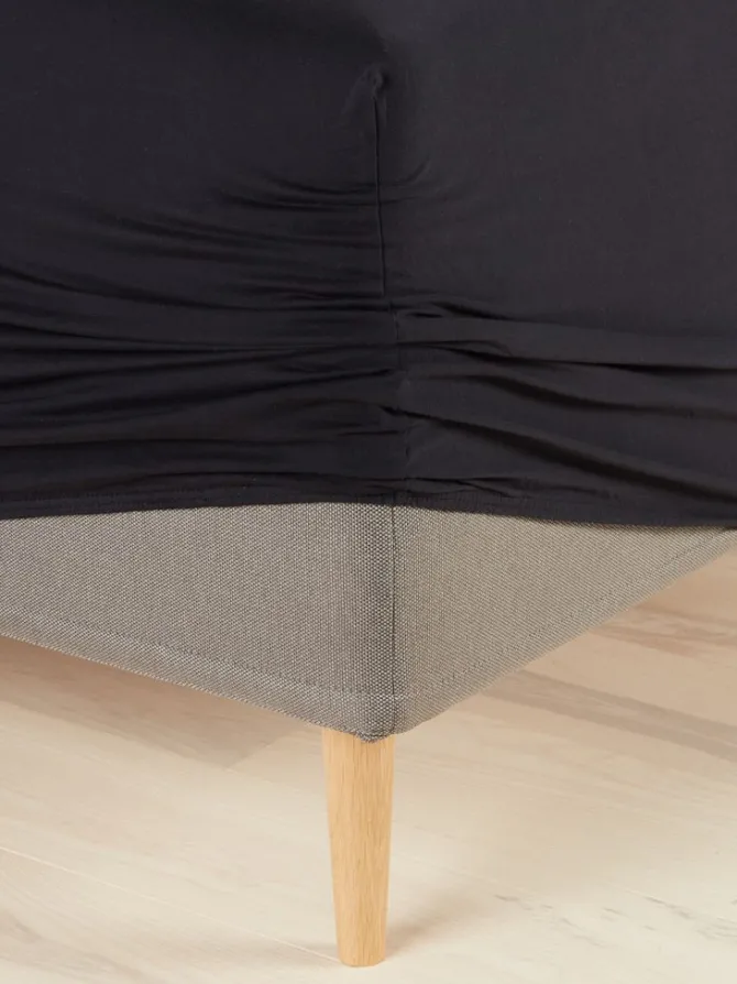 Jersey faconlagen JETTE 90x200x35 sort