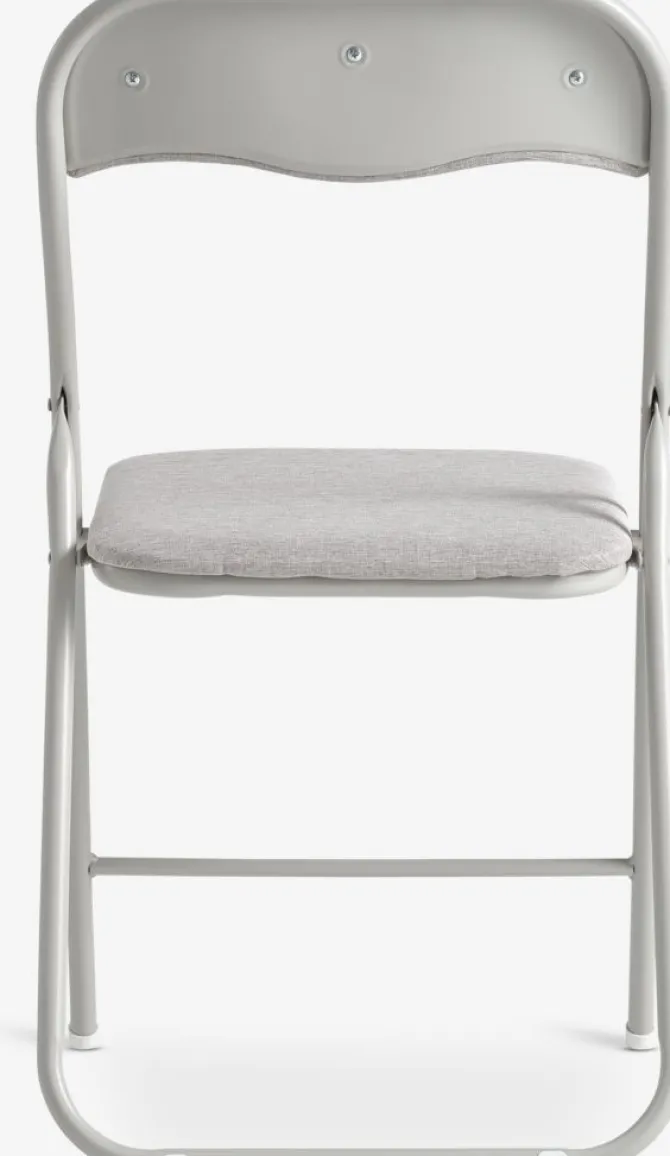 Klapstol VOEL lyst sandfarvet stof