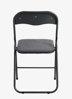 Klapstol VOEL velour mørkegrå