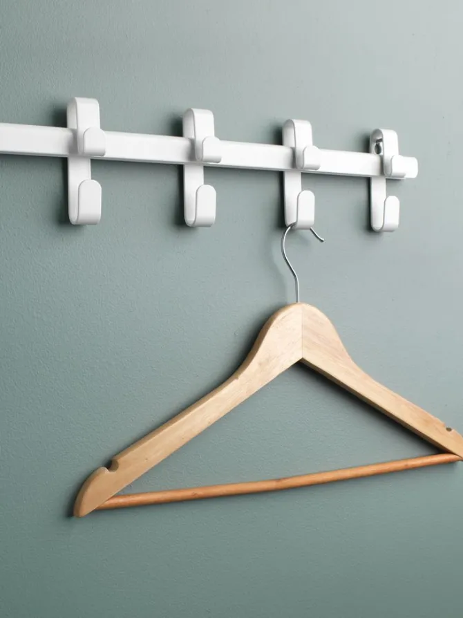 Knagerække GALSTED 5 knager hvid