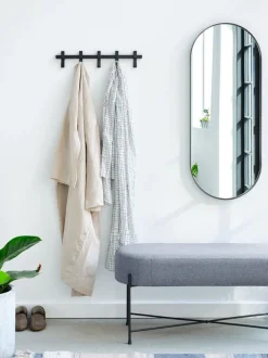 Knagerække GALSTED 5 knager sort